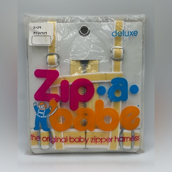 Zip•a•Babe Other - NEW Vintage 1961 Zip•a•Babe The Original Baby Zipper Harness Deluxe Made in USA